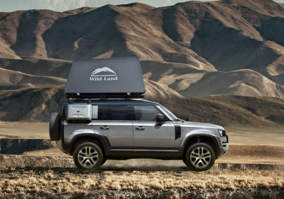 OVERLAND STYLE | Alu-Cabの薄型ルーフテントLT-50と展開型